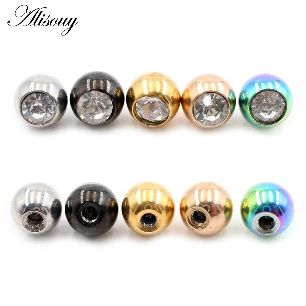 2個入り 14G/16G ジルコニア製 ステンレス製 DIY - Body Jewelry Replacement Ball のレビューと価格