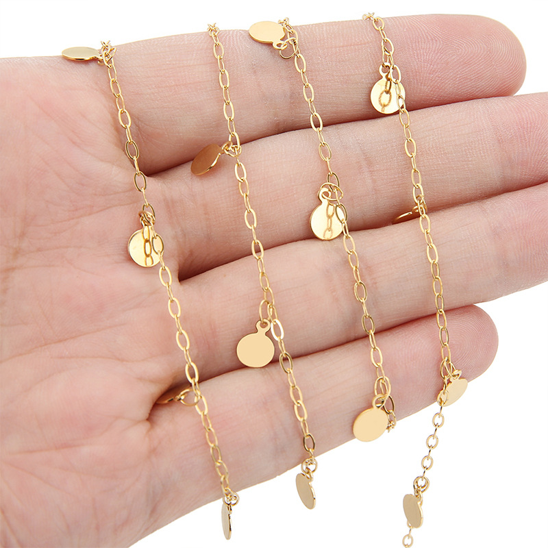 1メートルステンレス鋼6mmディスク手作りチェーンDIYジュ - Body Jewelry For You のレビューと価格