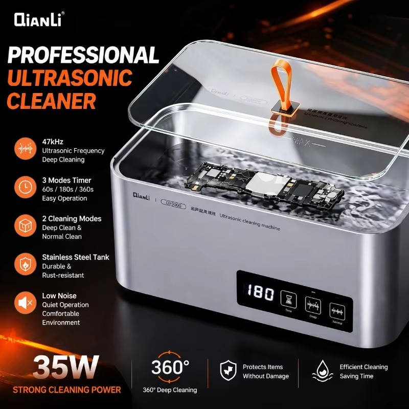 QIANLI QX9000 超音波洗浄機 35W 47kHz - Body Jewelry Repair のレビューと価格