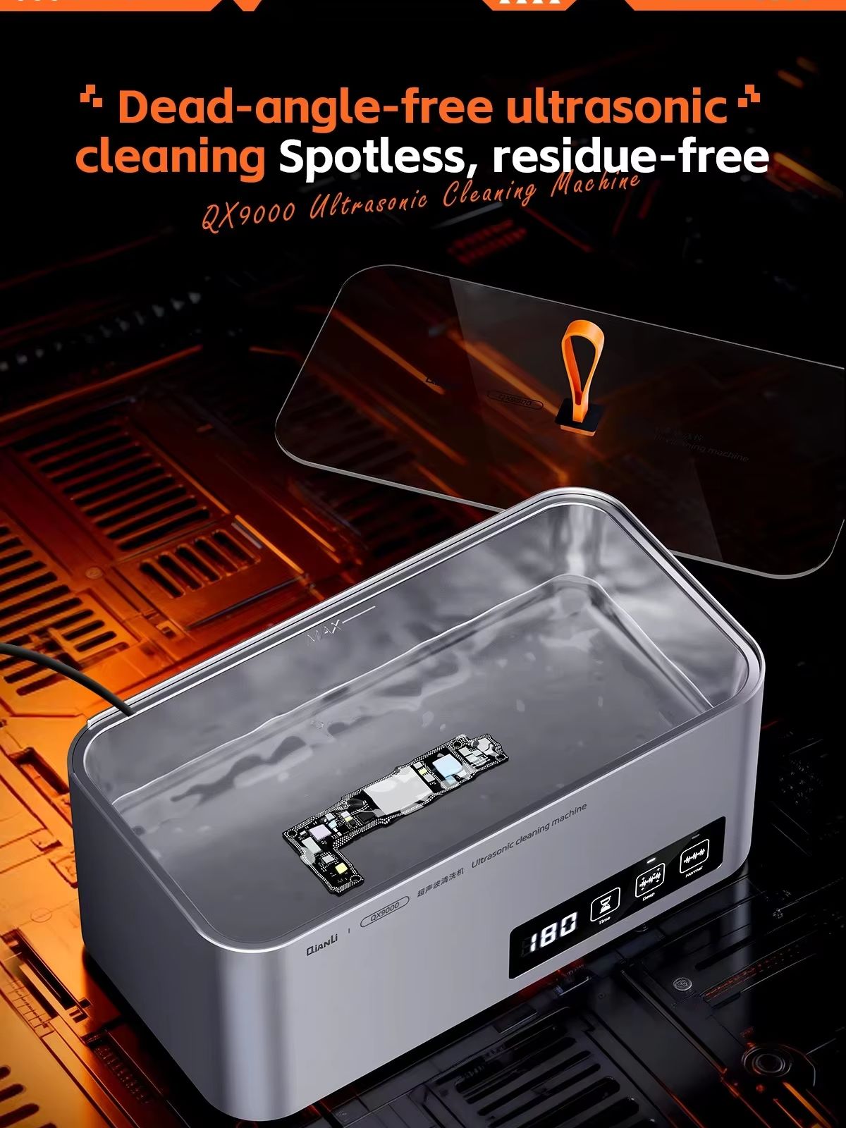 QIANLI QX9000 超音波洗浄機 35W 47kHz - Body Jewelry Repair のレビューと価格