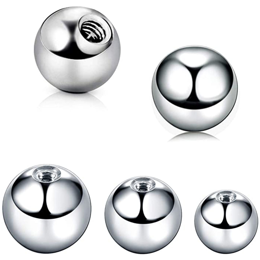ピアスボール,ボディジュエリー,20個,316l外科用鋼球1 - Body Jewelry Replacement Ball のレビューと価格