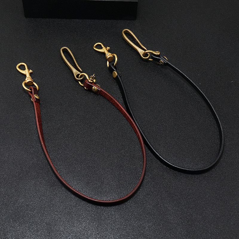 手作りロングバイカーオートバイトラック運転手ブラウンブラック - Body Jewelry Retainers のレビューと価格