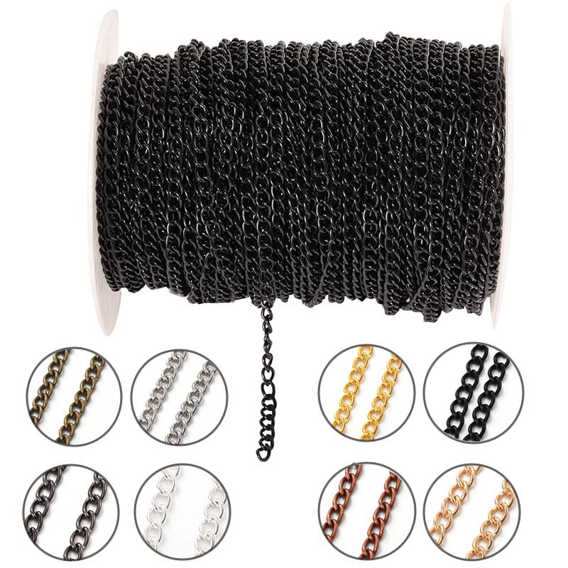 2 メートル 2.5/3.5/4.5 ミリメートル金属フラッ - Body Jewelry For You のレビューと価格