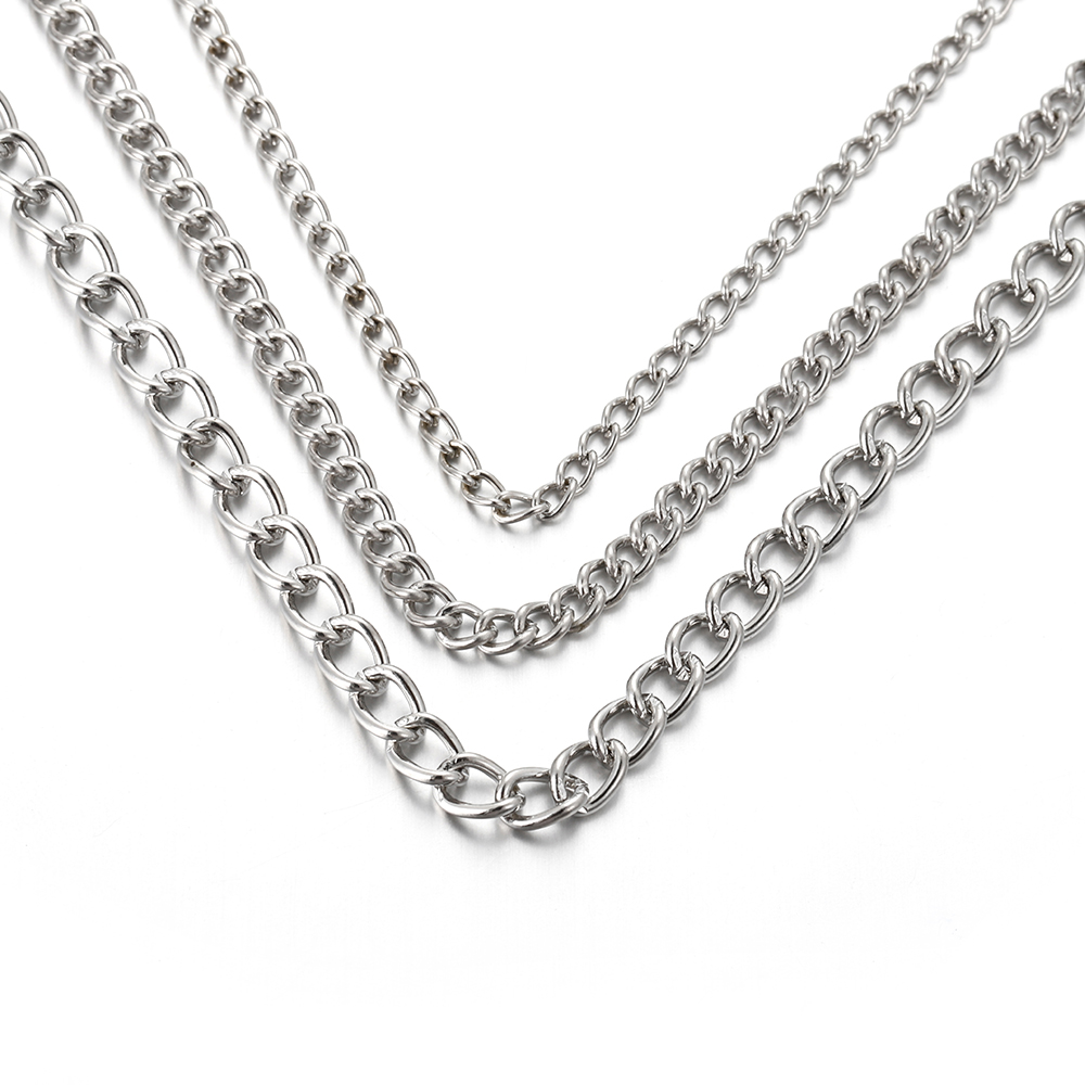 2 メートル 2.5/3.5/4.5 ミリメートル金属フラッ - Body Jewelry For You のレビューと価格
