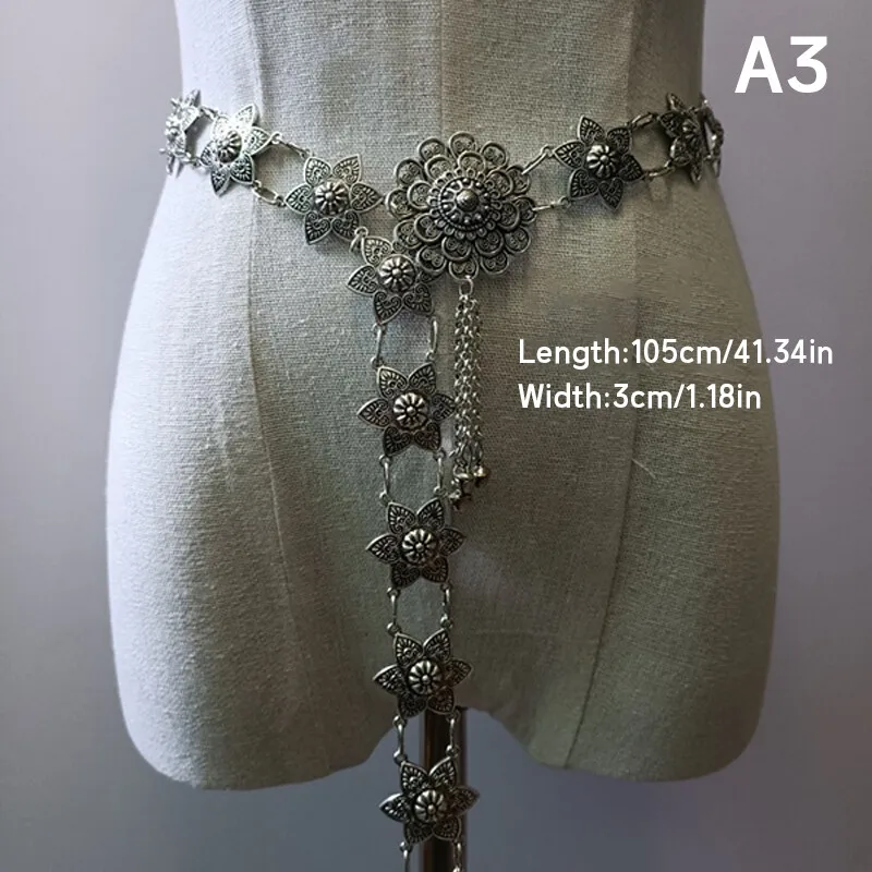 1PC 金属タイウエストチェーン女性タイ Dai ゴールドベ - Body Jewelry For You のレビューと価格